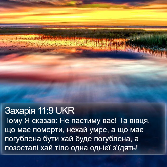 Захарія 11:9 UKR Bible Study