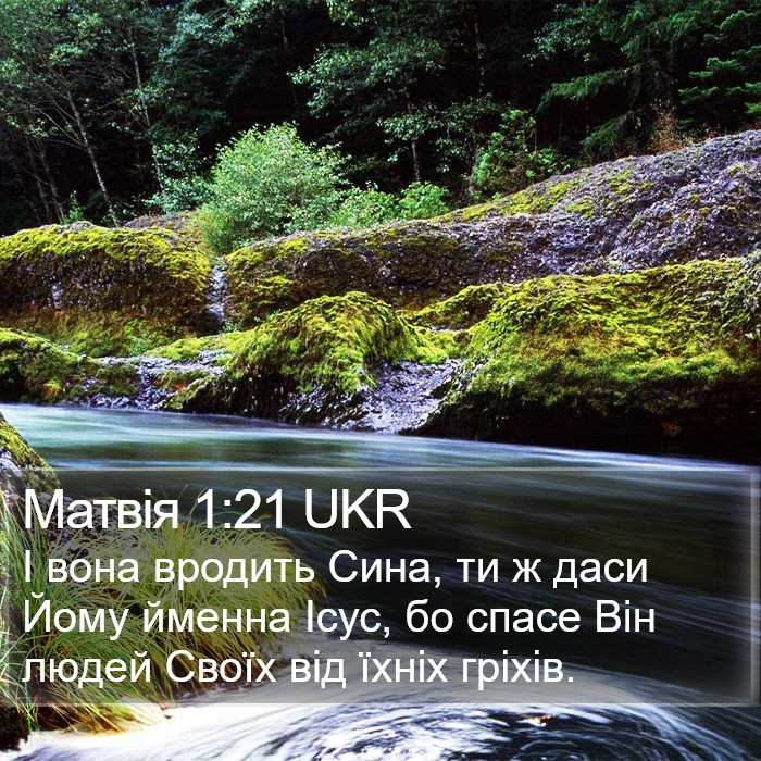 Матвія 1:21 UKR Bible Study