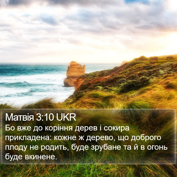 Матвія 3:10 UKR Bible Study