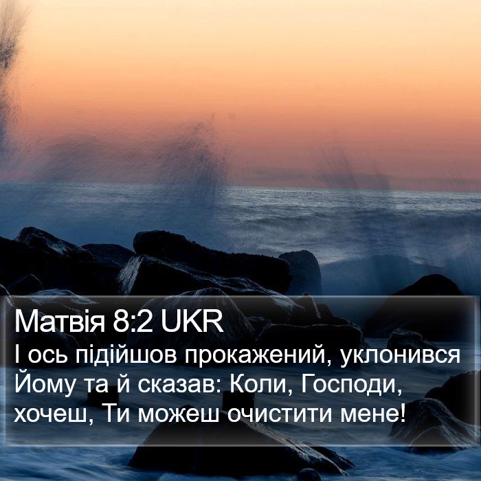 Матвія 8:2 UKR Bible Study