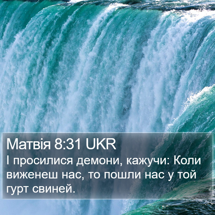 Матвія 8:31 UKR Bible Study