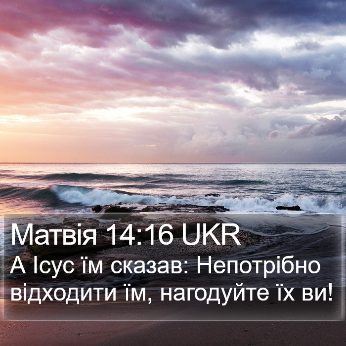 Матвія 14:16 UKR Bible Study