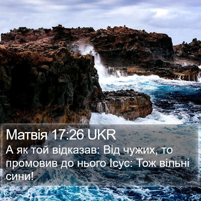 Матвія 17:26 UKR Bible Study