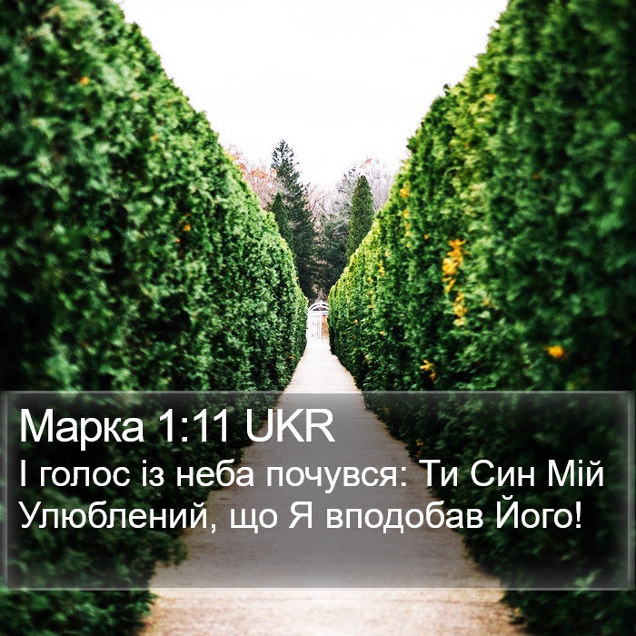 Марка 1:11 UKR Bible Study