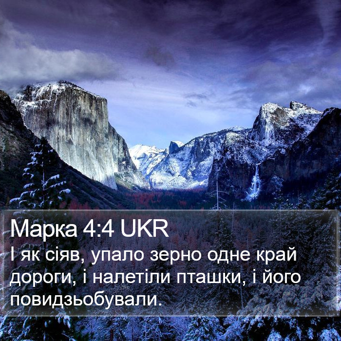 Марка 4:4 UKR Bible Study