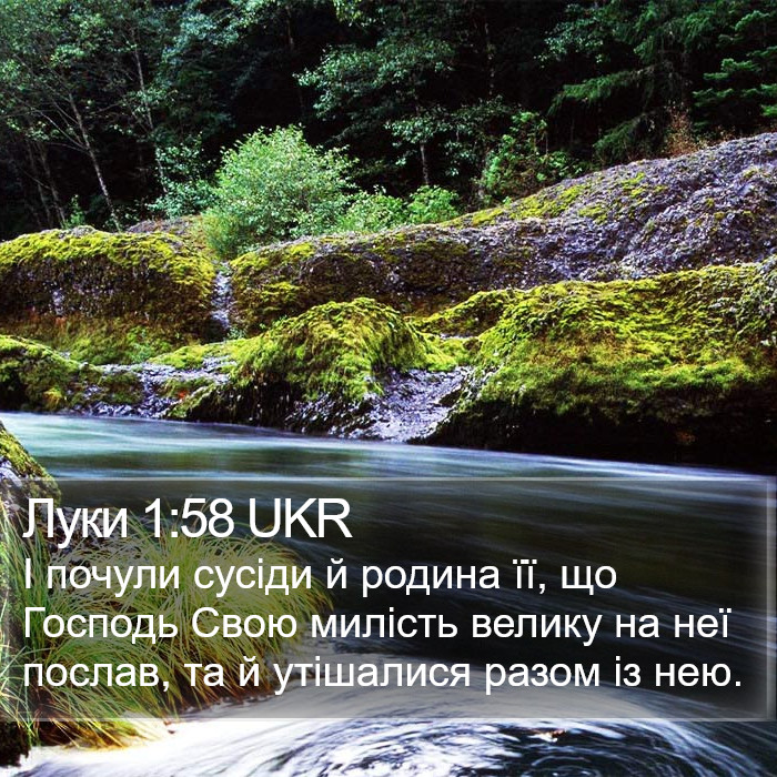 Луки 1:58 UKR Bible Study