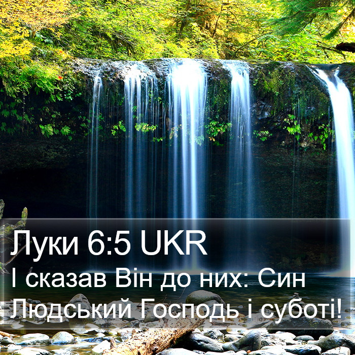 Луки 6:5 UKR Bible Study