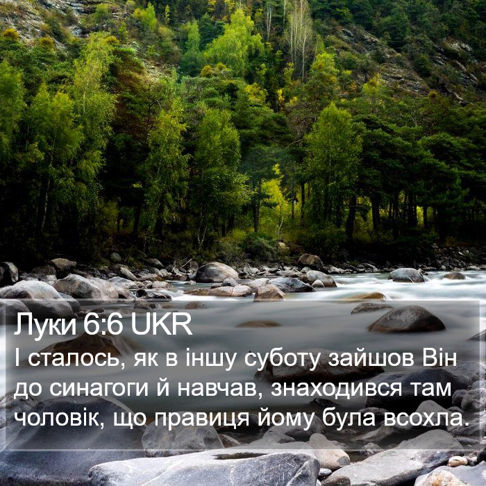 Луки 6:6 UKR Bible Study