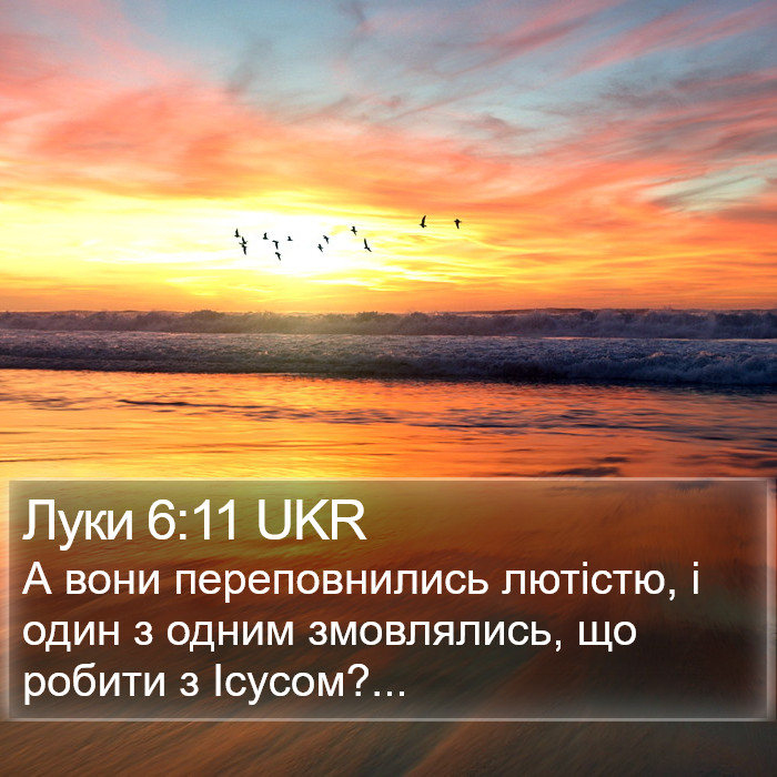 Луки 6:11 UKR Bible Study