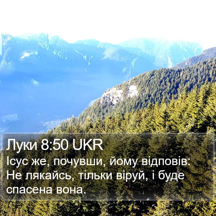 Луки 8:50 UKR Bible Study