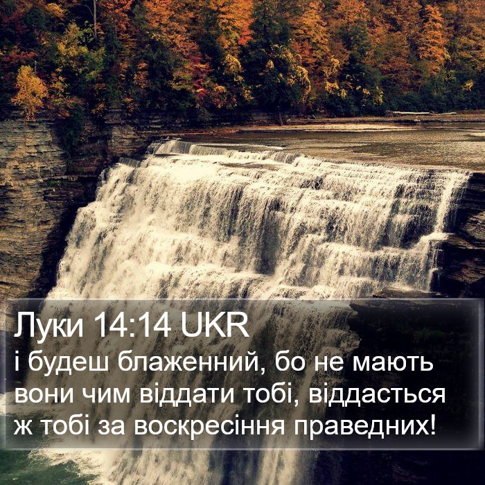 Луки 14:14 UKR Bible Study