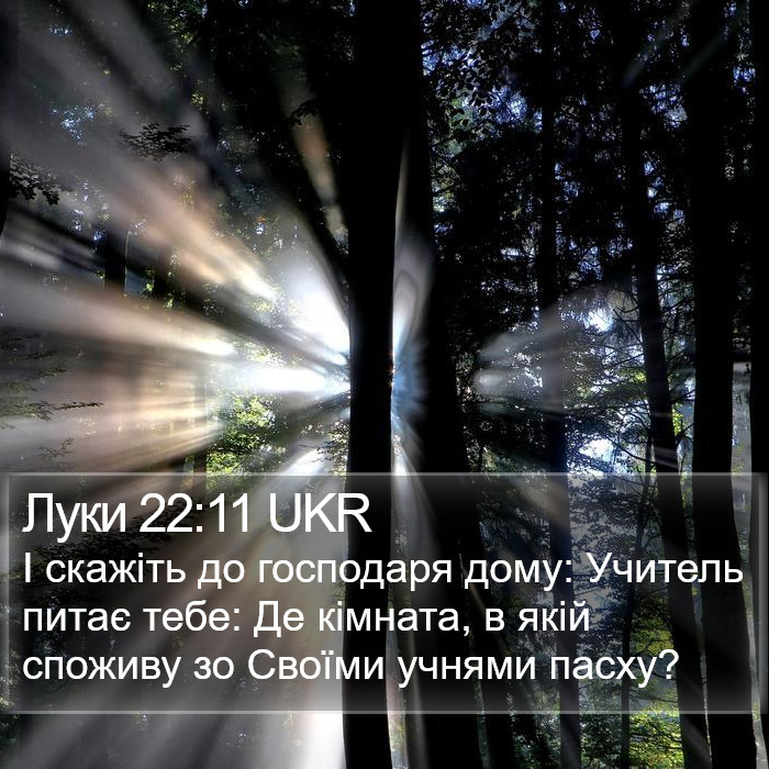 Луки 22:11 UKR Bible Study