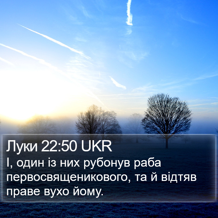 Луки 22:50 UKR Bible Study