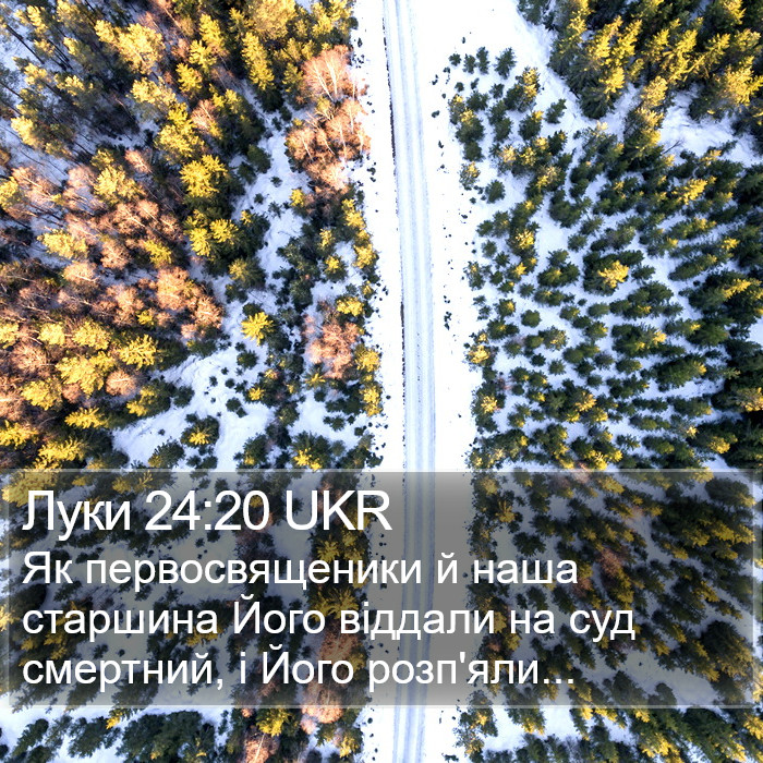 Луки 24:20 UKR Bible Study