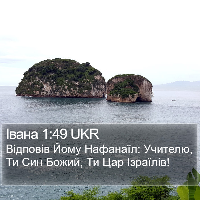 Івана 1:49 UKR Bible Study