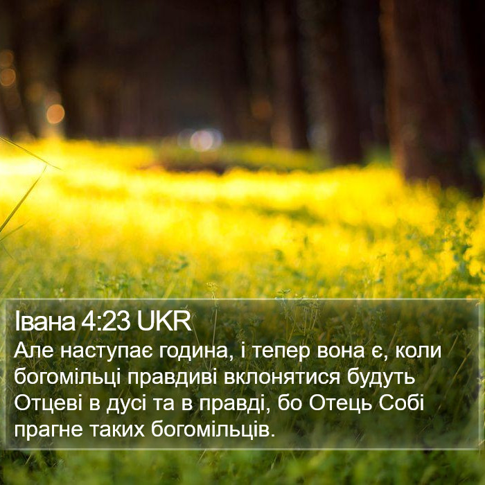 Івана 4:23 UKR Bible Study
