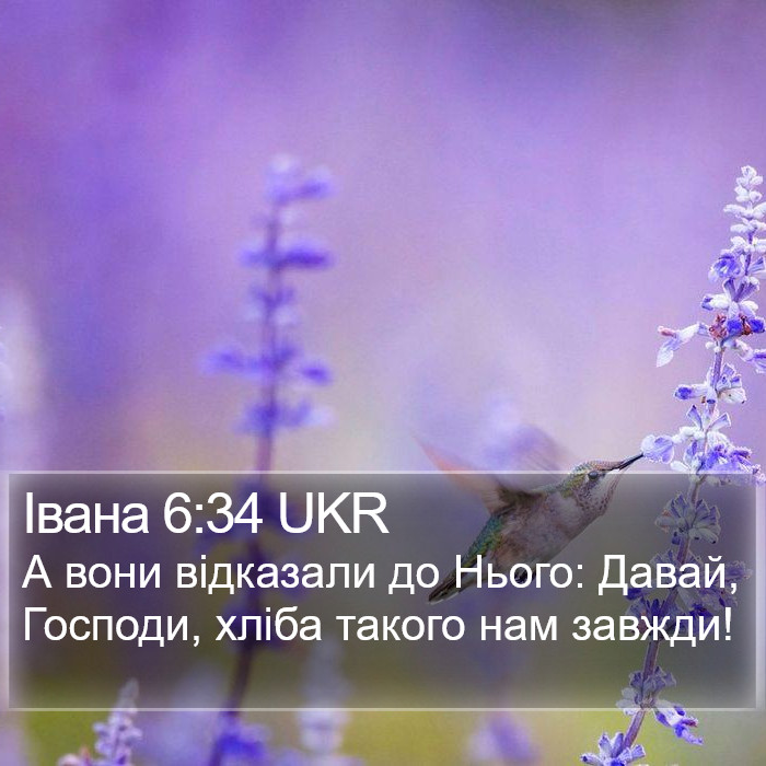 Івана 6:34 UKR Bible Study