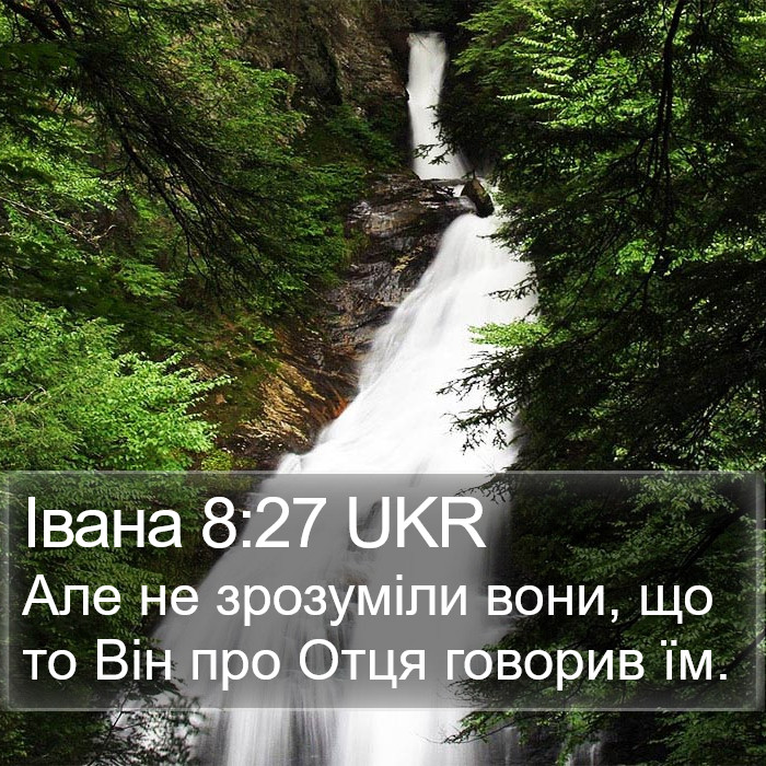 Івана 8:27 UKR Bible Study