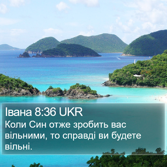 Івана 8:36 UKR Bible Study