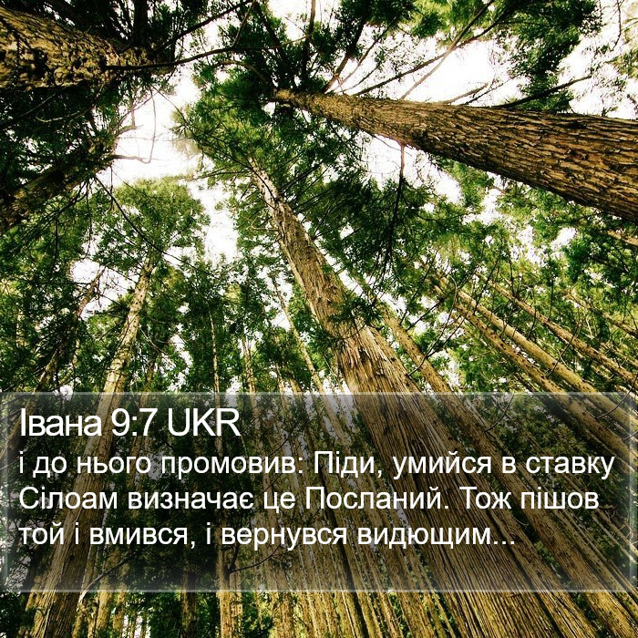 Івана 9:7 UKR Bible Study