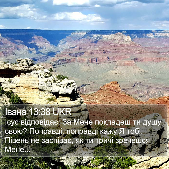 Івана 13:38 UKR Bible Study