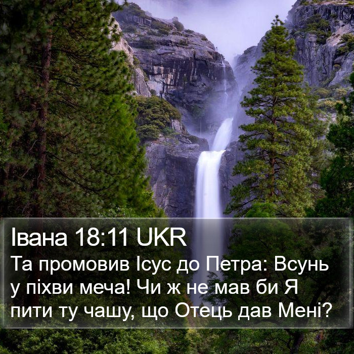 Івана 18:11 UKR Bible Study