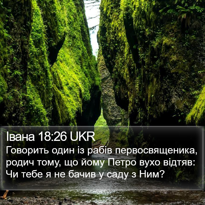 Івана 18:26 UKR Bible Study