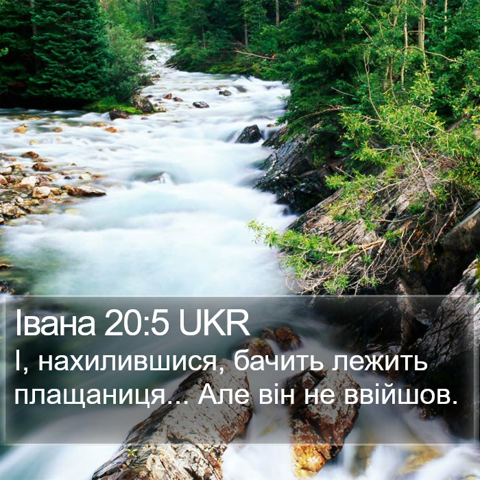 Івана 20:5 UKR Bible Study