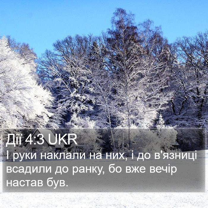 Дії 4:3 UKR Bible Study