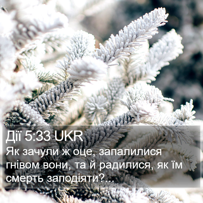 Дії 5:33 UKR Bible Study