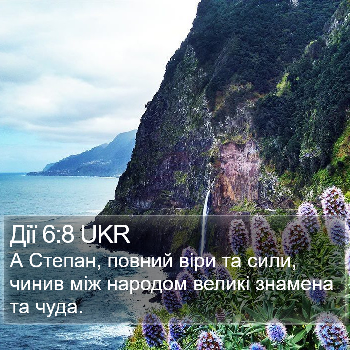 Дії 6:8 UKR Bible Study