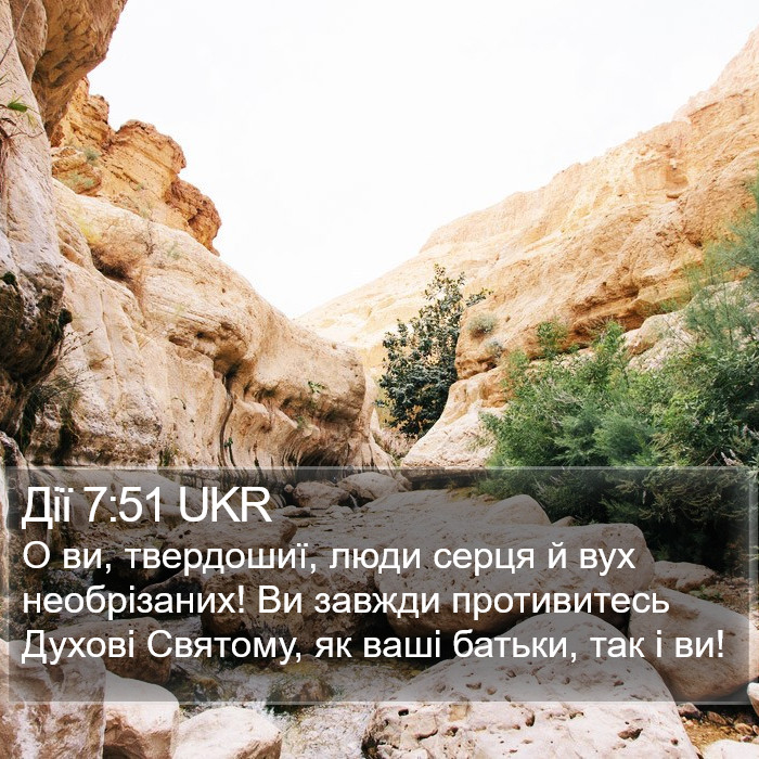 Дії 7:51 UKR Bible Study