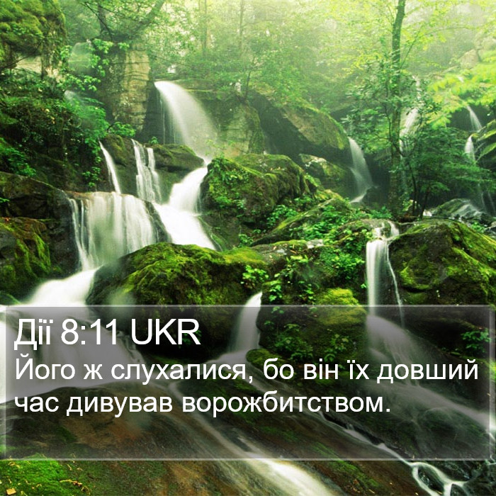 Дії 8:11 UKR Bible Study