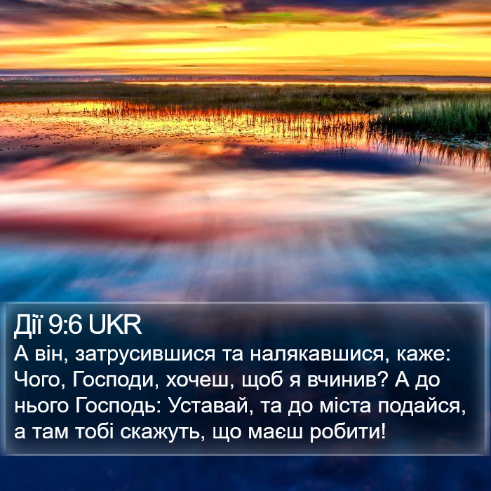 Дії 9:6 UKR Bible Study