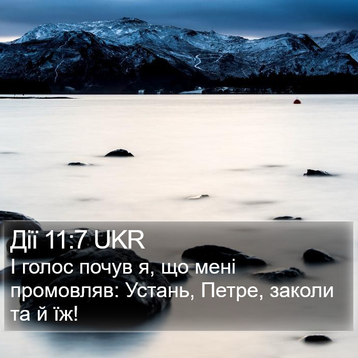 Дії 11:7 UKR Bible Study