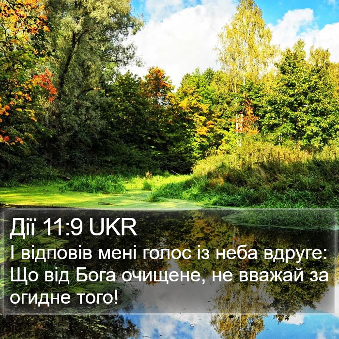 Дії 11:9 UKR Bible Study