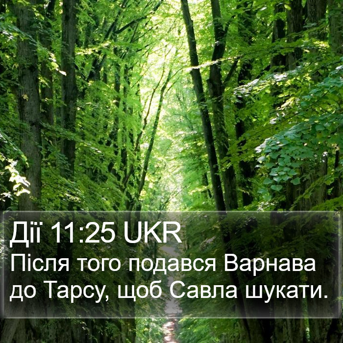 Дії 11:25 UKR Bible Study