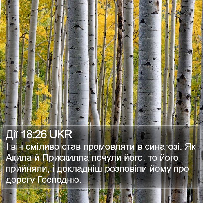 Дії 18:26 UKR Bible Study