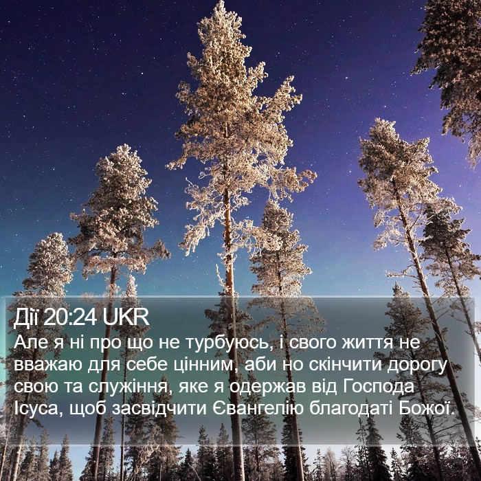 Дії 20:24 UKR Bible Study