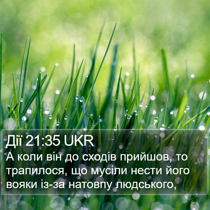 Дії 21:35 UKR Bible Study