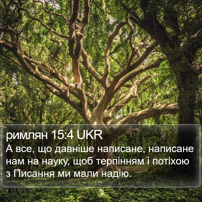 римлян 15:4 UKR Bible Study