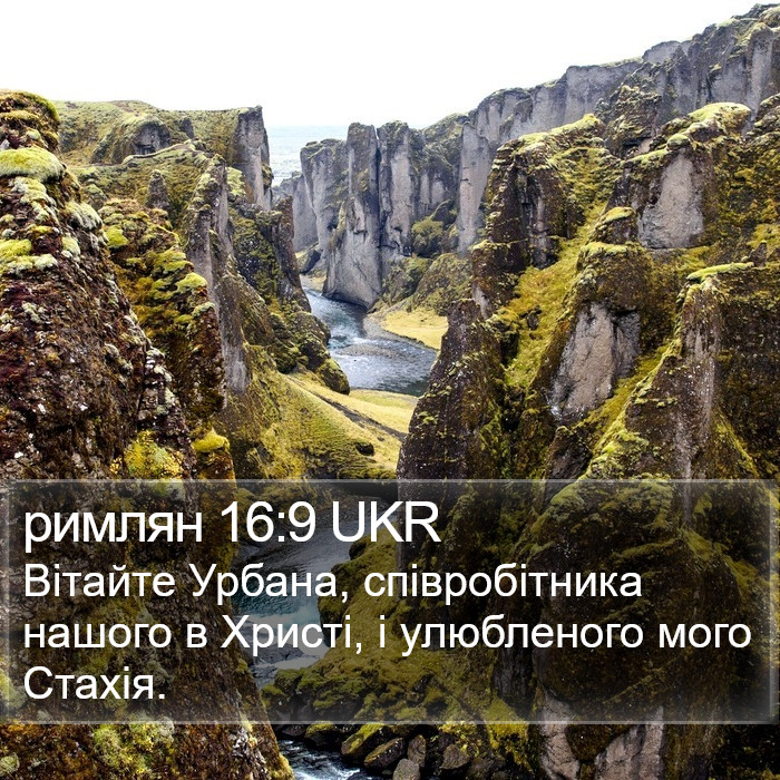 римлян 16:9 UKR Bible Study