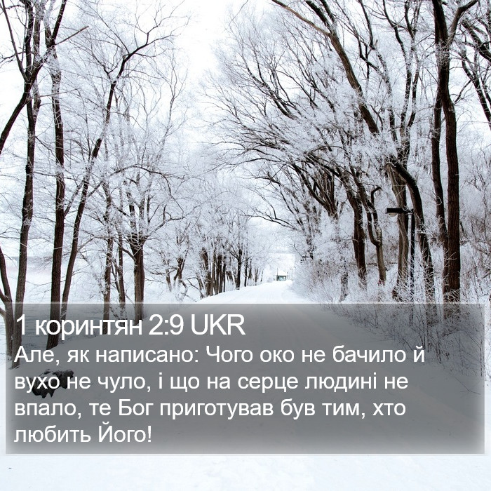 1 коринтян 2:9 UKR Bible Study