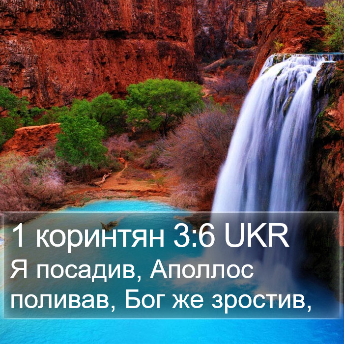 1 коринтян 3:6 UKR Bible Study