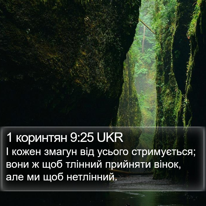 1 коринтян 9:25 UKR Bible Study