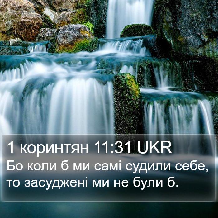 1 коринтян 11:31 UKR Bible Study