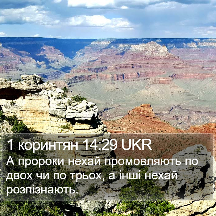 1 коринтян 14:29 UKR Bible Study