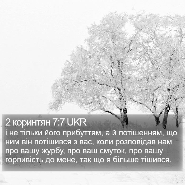 2 коринтян 7:7 UKR Bible Study