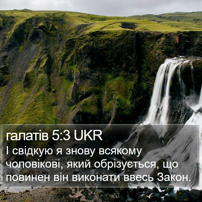 галатів 5:3 UKR Bible Study