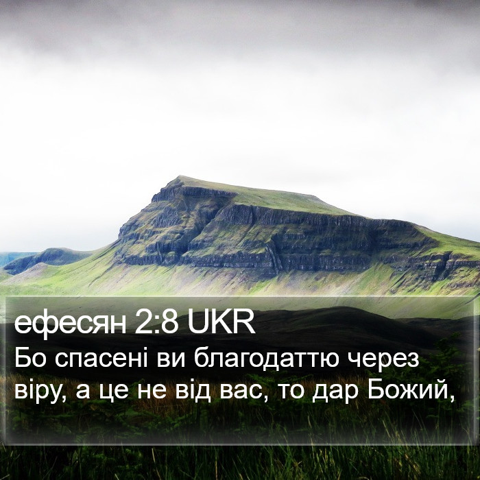 ефесян 2:8 UKR Bible Study